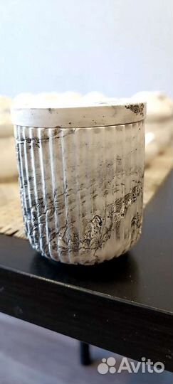 Подсвечник из гипса