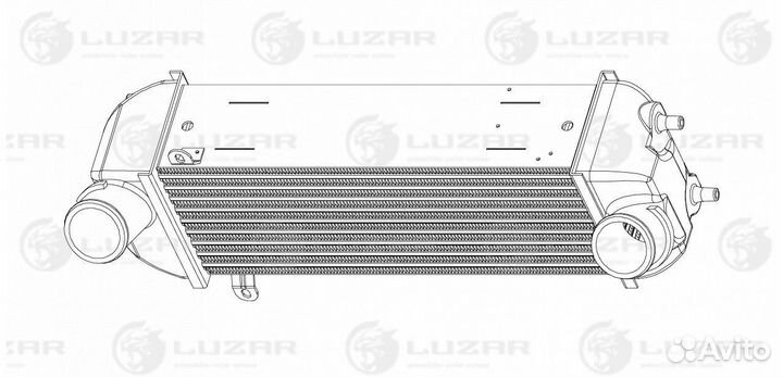 Интеркулер Хендай Санта Фе 12- 2.2CRDi