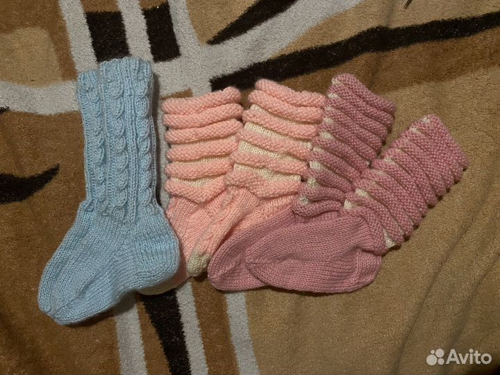 Носки детские вязанные