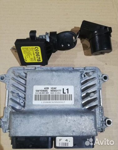 Блок управления двигателем Chevrolet Aveo T250