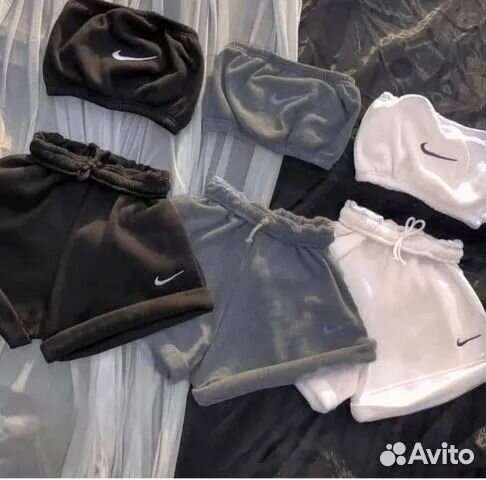 Костюм шорты и бандо nike
