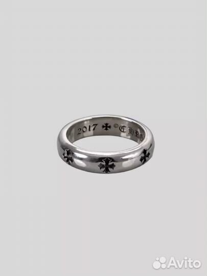 Кольцо chrome hearts type