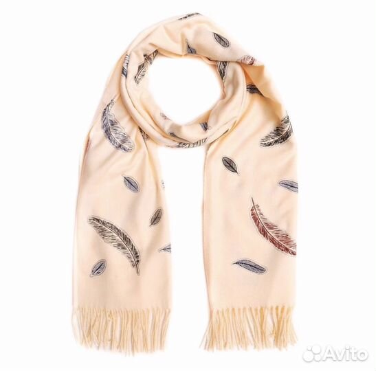 Палантины с брендовым принтом