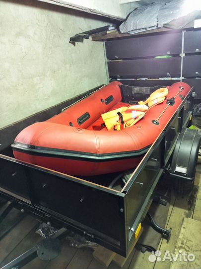 Лодка + мотор 5л.с