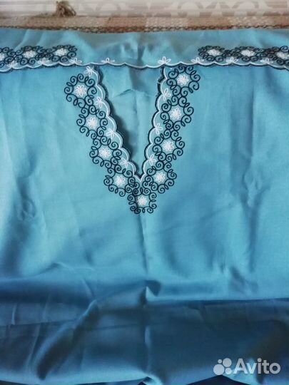 Купон на платье из льна, времен СССР