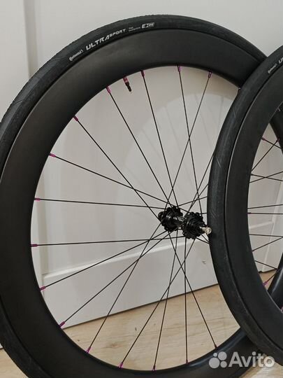 Трековый вилсет карбон 55мм sapim / фикс