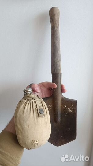 Фляжка ссср, саперка 1945год гмз (набор)