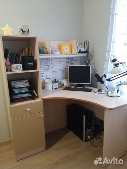 Уголок для школьника с кроватью