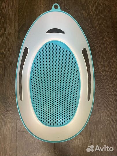 Горка для купания новорожденного голубая Аngelcare