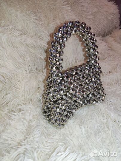 Мини сумка Balenciaga из бусин