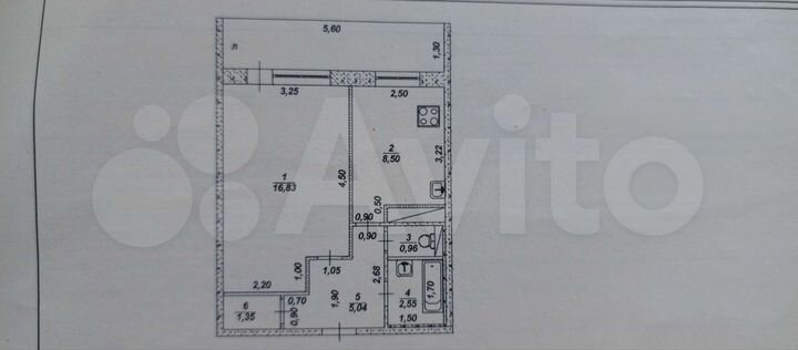 1-к. квартира, 35,2 м², 5/9 эт.
