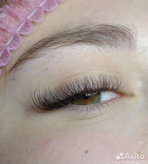 Наращивание ресниц модель, ламинирование ресниц