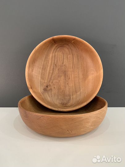 Тарелка из дерева 2 шт