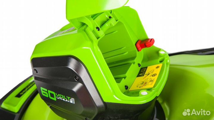 Аккумуляторная газонокосилка greenworks GD60LM46HP