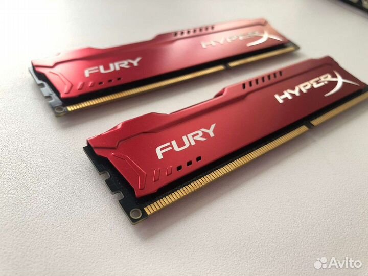 Kingston HyperX fury Red Series 8 гб