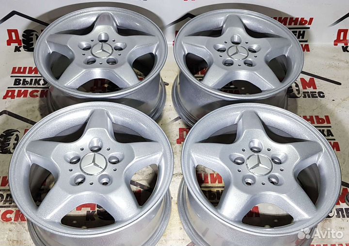 Диски литые Mercedes r16; 5x112; цо 66,6