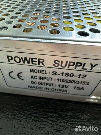 Блок питания 12v 15A