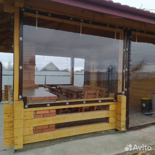 Мягкие окна для беседок с гарантией