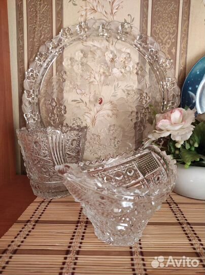 Хрустальная посуда СССР, Чехия, мельхиор