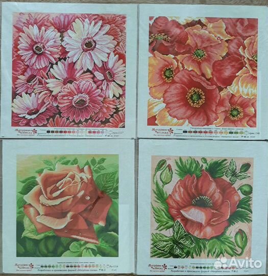 Вышивка крестиком схема на канве