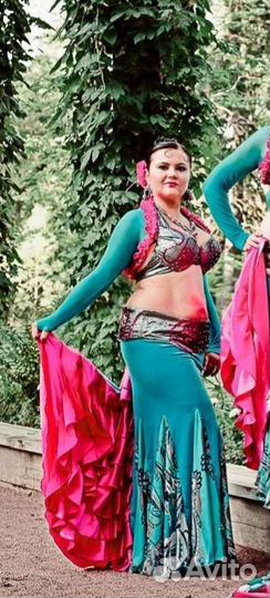 Костюм для восточных танцев +вейлы+украшения