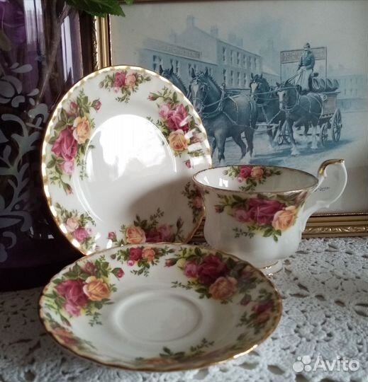 Чашка блюдце Тарелка Royal Albert Aнглия