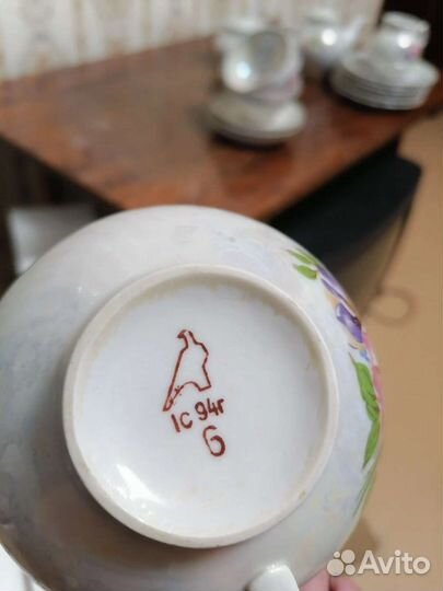 Чайный сервиз фарфор СССР