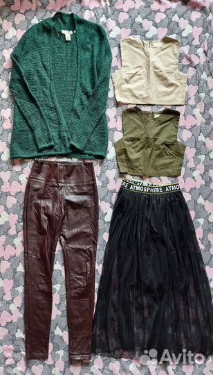 5 больших пакетов женских вещей 42,42-44 размер