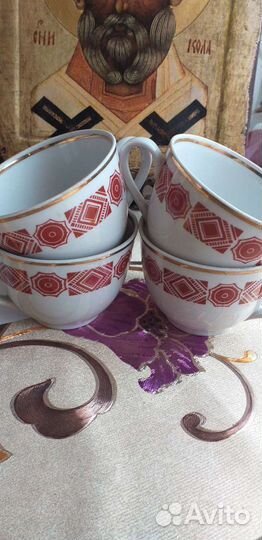 Чашки 4 шт