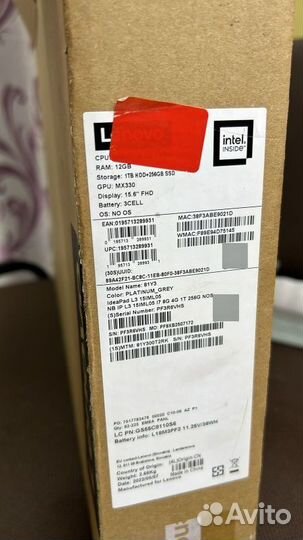 Ноутбук Lenovo 6/12/1TB HDD