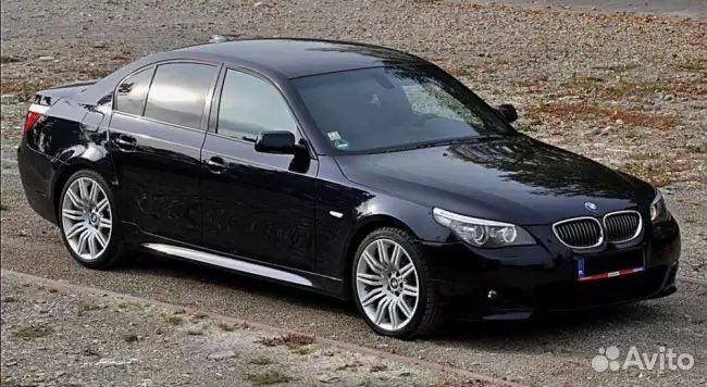 Чёрные стёкла на BMW Е 60 + установка