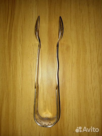 Серебрянные щипцы для сахара Варшава 1840г