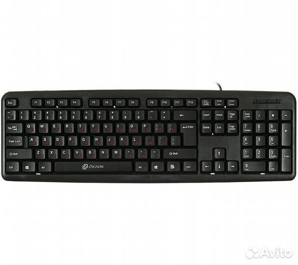 Клавиатура Оклик 90MV2, черный