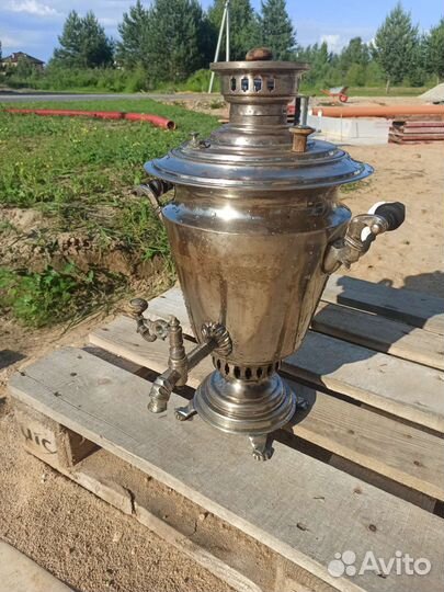 Самовар угольный старинный