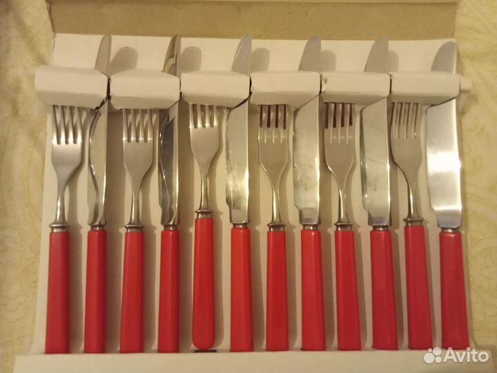 Набор столовых приборов ссср,нержавейка,новый