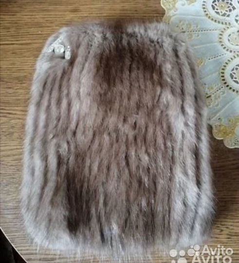 Дубленка и шапка