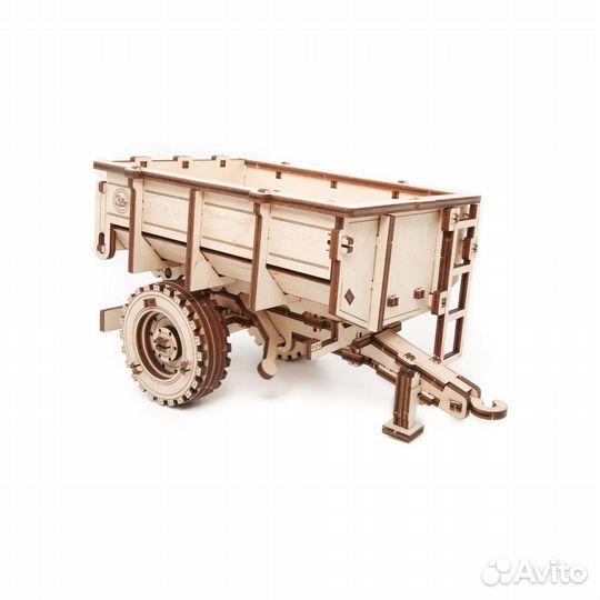 Сборная деревянная модель «Прицеп к трактор Белару