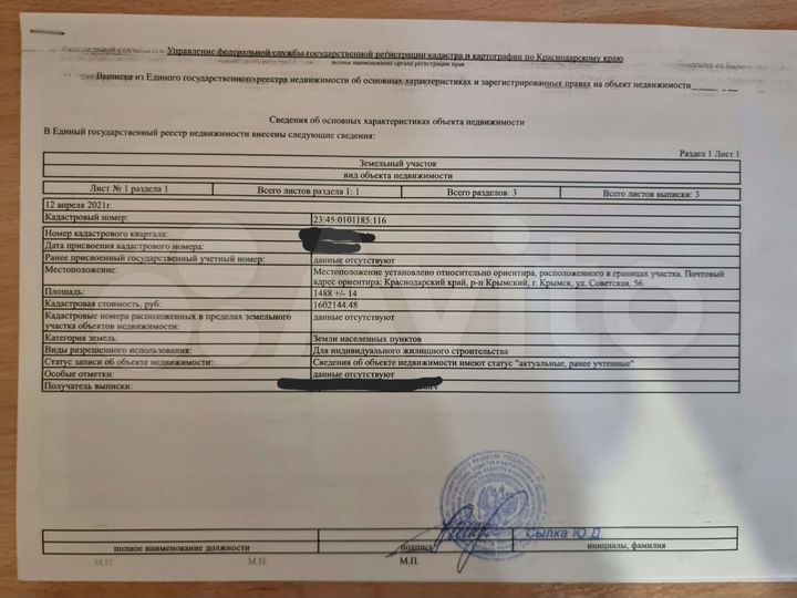 Участок 15 сот. (ИЖС)