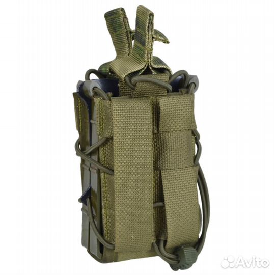 Подсумок открытый под 2 ак raid molle ссо Мох