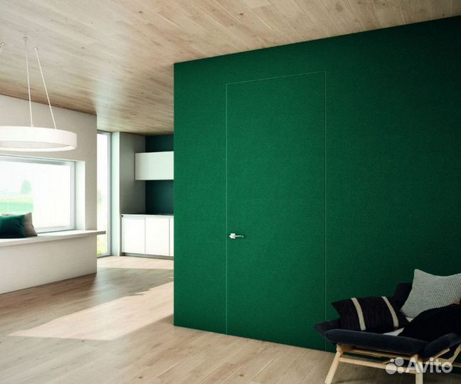 Скрытые двери под отделку