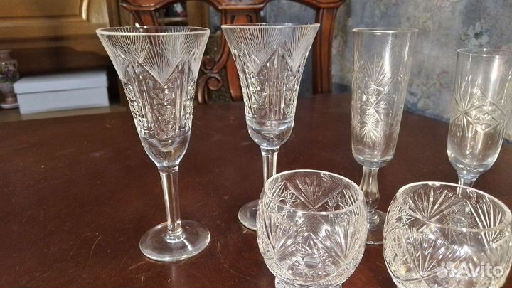 Фужеры стаканы винтаж СССР