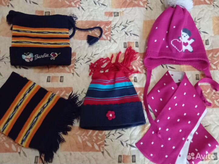 Шапка для девочки от 2х лет