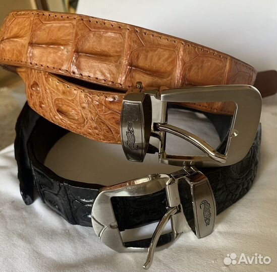 Ремень из натуральной кожи крокодила Тайланд