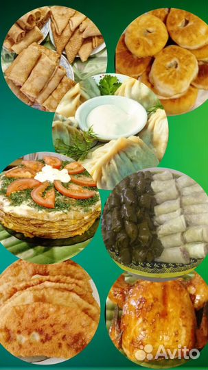 Долма, Манты, Голубцы, Беляши, Блины