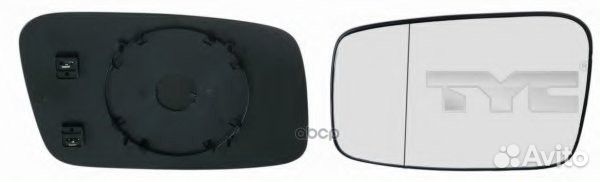 Стекло зеркала лев, асферич, с подогр volvo: VO