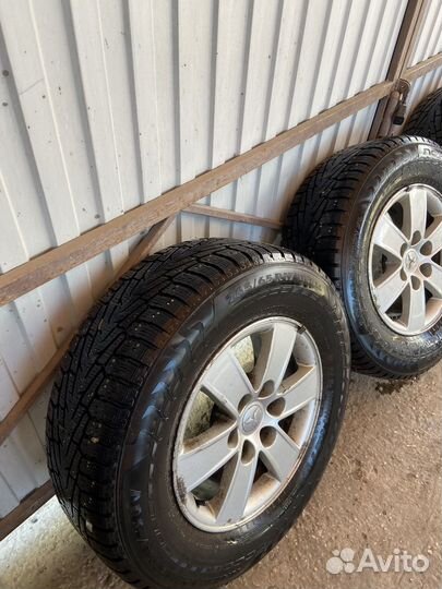 Колеса на mitsubishi R17 265/65 nokian шип