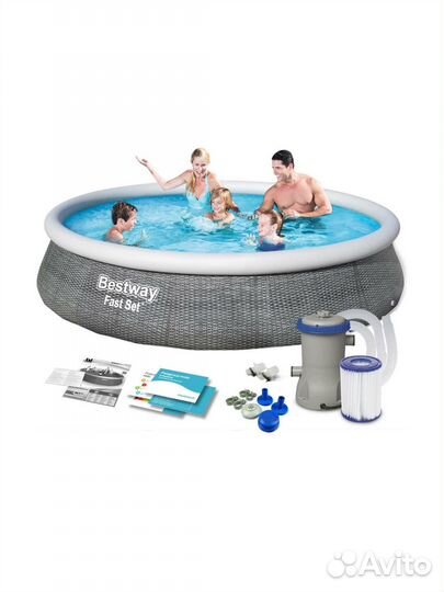 Бассейн Bestway, 396х84 см, новый