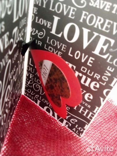 Открытка Валентинка ручной работы