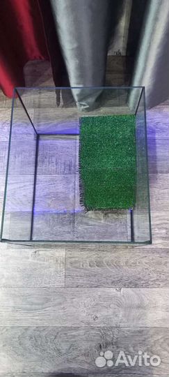 Акватеррариум для черепахи,25 литров,с островком