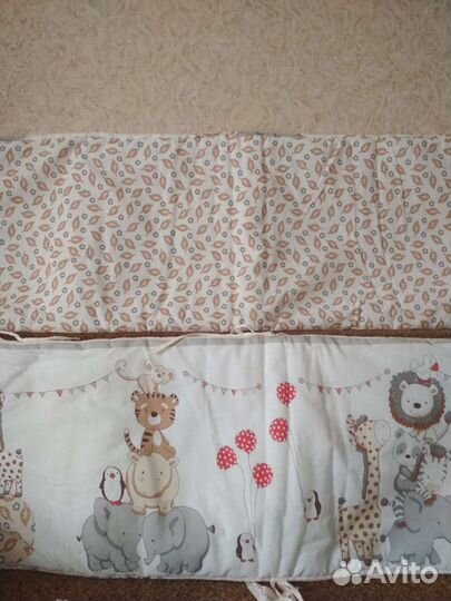 Бортики в детскую кроватку